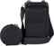 styleBREAKER Damen Taschen Set 2-Teilig Mini Bag mit Handy Fach und RFID Schutz, Umhängetasche, Handytasche, Crossbag 02012385, Farbe:Schwarz