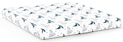 Jay Franco Disney Die Eiskönigin Rollenspiel 100 % Baumwolle Spannbettlaken für Doppelbett