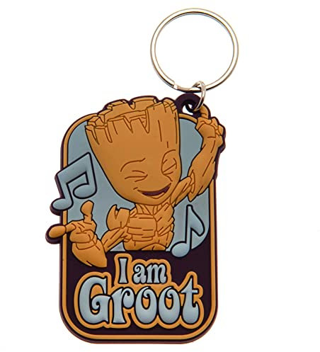 Pyramid International Porte-clés en caoutchouc Les Gardiens de la Galaxie (I am Groot), mixte, Taille unique