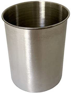 Bote de acero inoxidable 450 ml para bioetanol bioalcohol combustible chimenea de mesa variante:recipiente 450 ml