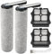 Cepillo de rodillo S5 y filtro de aspiradora HEPA de repuesto para aspiradora Tineco Floor ONE S5 / S5 Pro / S5 Pro 2 / S5 azul inalámbrico húmedo seco piezas de repuesto incluyen 2 filtros HEPA, 2