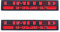 2 Stück Limited Edition Emblem für Autoabzeichen Aufkleber Kofferraum hinten Aufkleber (schwarz rot)