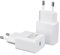 2er Pack USB C Ladegerät Stecker, Schnellladegerät Typ C Handy Netzteil Adapter Ladeadapter für Samsung Galaxy A54 A53 A34 A33 A14 A13 5g M54 M53 M34 M33 M14 A70 A52 M52 M51 S8 S9 S10 S20 S21 Plus