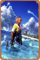 Vintage Blechschilder Tidus FFX Premium Poster Metallschilder Poster Wanddekoration Design für Cafés Bar Pub Bierclub Wand Wohnkultur 20,3 x 30,5 cm