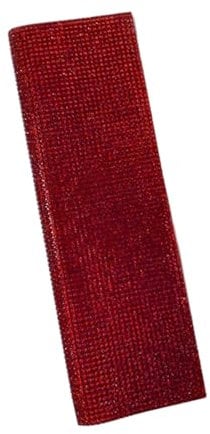 Badiman Glitter Microphone Grip Cover, Handheld Microphone Protector, Universal Microphone Cover for Weddings, Shows, Parties, Hosts, red