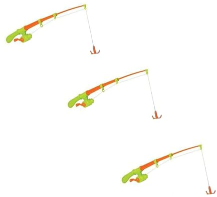 SDMAX Kids Hook Duck Style Bath Toys, Duck Hooking Game, Summer Garden Pool Toy Rod Set, Lawn Games, Parties, Duck Game, Attractive Design, For Kids, (3PCS)