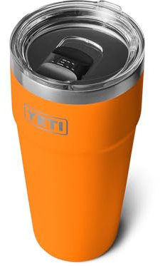 YETI Rambler Stapelbarer Becher, Edelstahl, vakuumisoliert, mit MagSlider-Deckel, 850 ml, King Crab