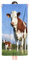 Kuh Druck Handtuch 80x160cm, Mikrofaser Schnell Trocknendes Strandtuch, Badehandtuch Geschenke Für Den Strand, Reise, Sauna (Y2,100x200cm)