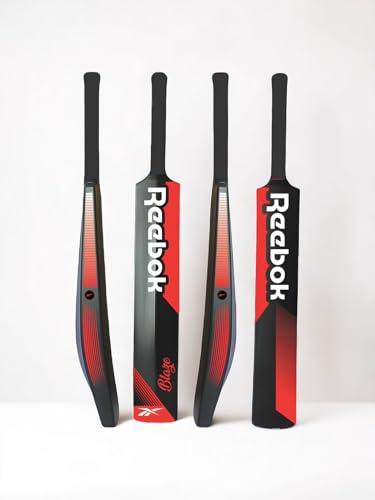 Reebok Blaze Batte de cricket en plastique – Batte de cricket légère en PVC de 86,4 cm | Durable, design facile à prendre en main pour le tennis et la pratique de la balle souple | Idéale pour les
