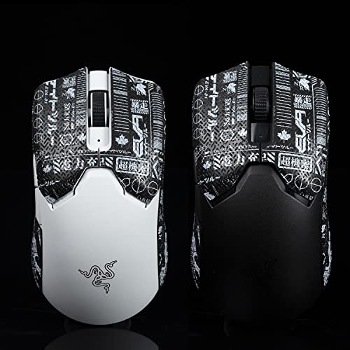Mouse Grip Tape Compatible With Razer Viper V2 PRO Mouse Anti-slip Sweat Absorbing High Performance Lizard Skin Pre Cut Mouse Sticker