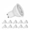 Sanlumia | 5W LED Spot Culot GU10 | 420LM|CRI90+| équivaut 50W halogène | Blanc Chaud 3000K | 38° Larges Angle de Faisceau |LED Light Lampe | Finition Verre | Lot de 10 Ampoules