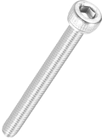 Kozelo 20pcs Socket Head Cap Screws - [M2.5-0.45 x 30mm] 304 Stainless Steel Allen Socket Drive for Electrical Motor 3D Printing Fan Engine Replacement Use, Silver