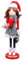 Nussknacker Nussknacker Weihnachtsdekoration 15,5 x 4 Zoll Nussknacker -Figuren Holz Nutcracker weiblich mit Dessert Nussknacker -Ornamenten für Küchenregale Tischmantel Weihnachtsdekoration