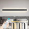 ZTWLEED LED Wandleuchte Innen Dimmbare,38W Wandlampe mit Fernbedienung 2.4GHz,10-100% Helligkeitseinstellung Wandleuchte Schwarz für Schlafzimmer Wohnzimmer Korridor Treppenhaus,100CM 110-240V