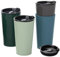 Greentainer Travel Mug mit Deckel,Plastik Robust Coffee-to-go-Becher,600ml Wiederverwendbare Thermobecher,Auslaufsicher Becher für Wasser Milch Tee |Camping Kaffeebecher für RV,Party,Picknick
