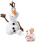 Invasye Olaf Kuscheltier, 30 cm Frozen Olaf Schneemann, Olaf Schneemann Plüschfigur, Olaf Plüsch Spielzeug, Schneemann Plüschtier, Kuscheltier Snowman Plush, Geburtstag Geschenke für Kinder Freundin