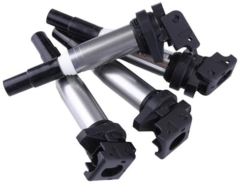 4 Stünk Zündspule GN10476-12B1 Zündmodul Zündkerzen 91785 Kompatibel für BMW 1er E81 E82 E83 E84 E85 E86 E87 E88 3er E90 E91 E92 93 E60 E61 N43 N46 Kerzenschachtzündspule