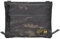 Bolso bandolera mujer camuflaje – Messenger Bag plano de poliéster, doble cremallera, porta iPad hasta 11 – Estilo militar casual para viajes, ciudad y tiempo libre, Negro , Large