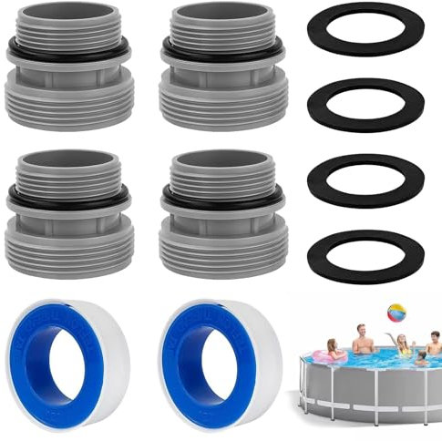 GOUYENG Adaptateur de Tuyau de Piscine,Adaptateur de Tuyau de Rechange,Raccord Pompe Piscine,Adaptateur pour Tuyau de Piscine,pour Tuyau de Piscine Intex,Coleman & Hayward 4560