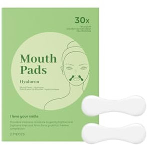 APRICOT Mund Pads “I love your smile”, Bis zu 30x verwendbar, Anti-Aging Pads mit Hyaluron, gegen Oberlippen-, Kann Falten Reduzieren Und Die Haut Straffen Für Alle Hauttypen Geeignet (1PC)