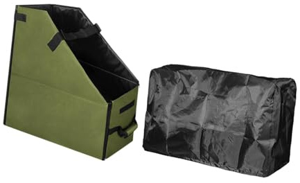 drburpily Folding Bike Storage Box Designed to Bike During Transit While Offering Easy Portability and Reliability Portable Folding Storage Bag Case, Green