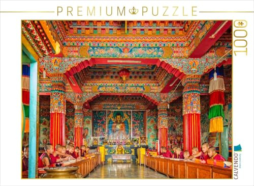 CALVENDO Puzzle Blick in die Matepani Gumba 1000 Teile Puzzle quer | Lege-Größe cm Foto-Puzzle für glückliche Stunden