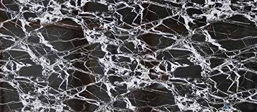 Wandverkleidung Steinoptik Wandpaneele Stein Granit Wand Steinpaneele Fliese (244x122 cm, Schwarz/Weiß)