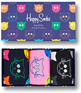 Happy Socks Damen 4-Pack Gingerbread Cookies Gift Set Socken, Multi, 36-40