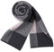 WANYING Herbst Winter 6% Wolle Herrenschal Gestrickter Schal Strickschal Wolleschal für Herren Elegant Casual Business - Raute Muster Anthrazit & Dunkelbeige