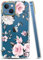 RXKEJI iPhone 13 Hülle iPhone 13 Handyhülle TPU Silikon Weiche Durchsichtig Klar Transparent Schutzhülle Handytasche Flexibel Handy Hülle für iPhone 13 2021 6.1 Flower Rose Pink Pink