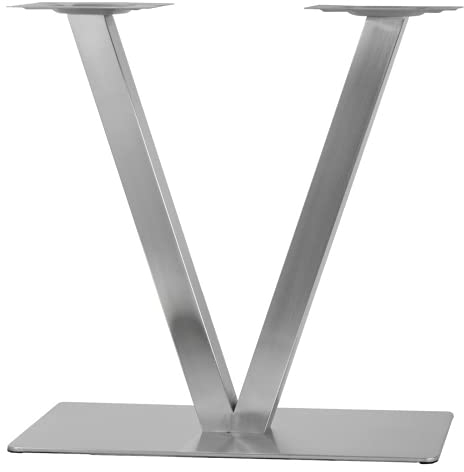 Futchoy Edelstahl Tischgestell V-Form Tischkufen Tischbeine Tisch Gestell Set DIY für Esstisch Schreibtisch Couchtisch