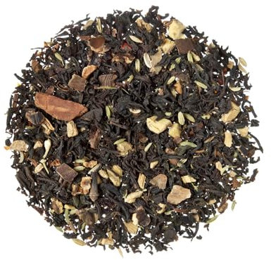 TEA SHOP - Té Negro Chai Latte 100g - 50 Tazas - Formato a Granel - Black tea - En Hojas - Mezcla al estilo Chai - Antioxidante y Energizante