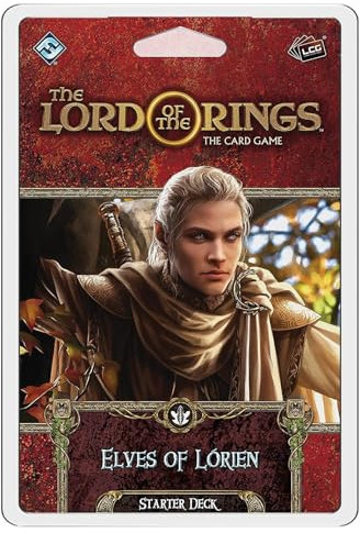 Fantasy Flight Games Der Herr der Ringe LCG: Elfen von Lórien Starter Deck, Kartenspiel, ab 13 Jahren, 1-4 Spieler, 30-60 Minuten Spieldauer