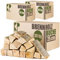 Reine Buche Brennholz 25cm und 33cm Kaminholz 90kg für Kaminofen Lagerfeuer Feuerschale Ofen Grill Buchenholz kammergetrocknet ofenfertig Holzscheite Kingpower, Länge:25 cm