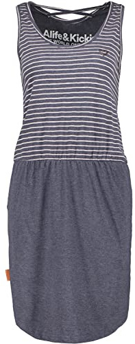 ALIFE and Kickin RosalieAK Dress Damen Sommerkleid, Kleid Marine L