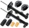 ATEC Germany 2x Gasdruck Stoßdämpfer Vorne Federbein inkl. Domlager & Staubschutzsatz, Kompatibel mit BMW 3er (E36), 3 Cabriolet (E36), 3 Compact (E36), 3 Coupe (E36), 3 Touring (E36)