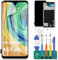 OLED für Samsung Galaxy A51 4G LCD Bildschirm Ersatz für Samsung A51 LCD Display A515 Touch Digitizer Reparatur Kit mit Rahmen (Support Figerprint,Smaller Display Area)