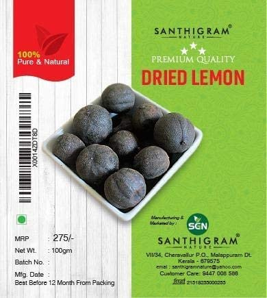 QURA Limón seco natural 100 g (negro)