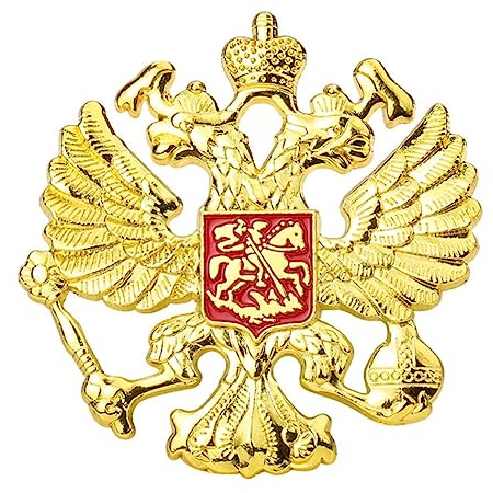 Gold Doppelkopf Vogel Brosche Pin Metall Russische Abzeichen Punk Brosche Bankett Anstecknadel Herren bekleidung Accessoires