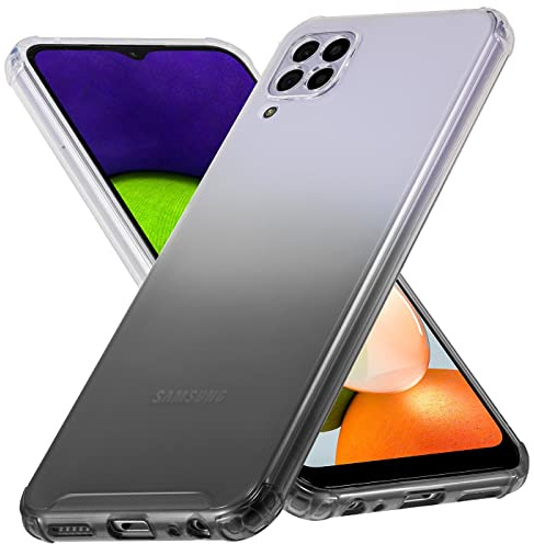 CoolGadget Handyhülle für Samsung Galaxy A22 4G/M22/M32 mit Farbverlauf | Transparentes Case mit Gradient Design, stoßfester Rahmen, ultra dünn, kratzfest