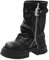 Stivali da Donna Autunno e Inverno Stivali da Cavaliere Stile retrò Testa Rotonda Fondo Spesso Stivali Corti Stivali Casual Biker Stivali Occidentali
