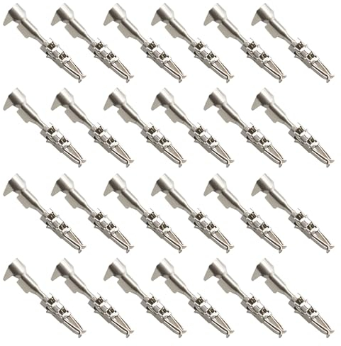 40 Stück Kfz Stecker Kabelbaum Klemmen 10335701 357972740D 963530 Verkabelungs-Crimp Reparaturklemme Kompatibel mit VW Kompatibel mit Audi Crimp Anschlussstift