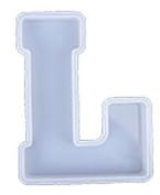 Uteruik Moule en résine de silicone en forme de lettre L pour la fabrication de moulages en résine, loisirs créatifs, décoration