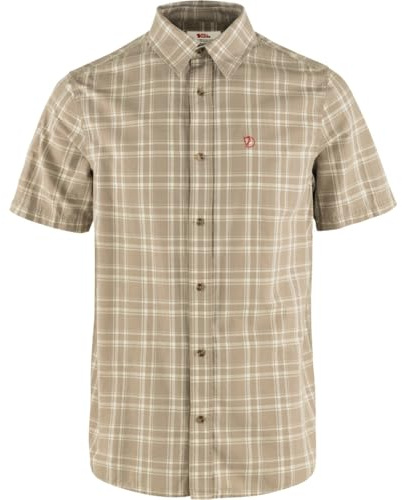 Fjällräven Herren Övik Lite SS Hemd, Fossil/Chalk Rose, S