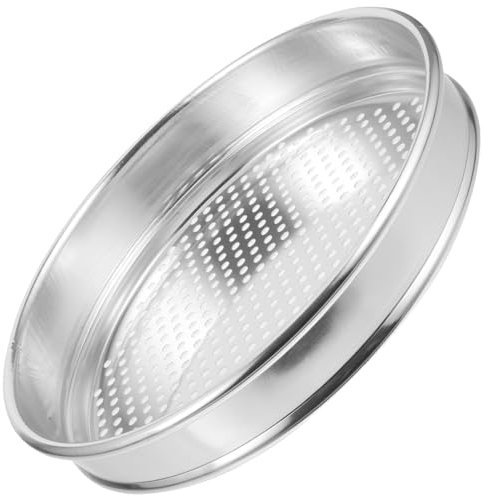 JECOMPRIS Campione Setaccio Del Giardinaggio Setaccio Per Farina Setaccio Per Il Filtro a Rete a Setaccio Cereale Alluminio Macchina Per La Vagliatura Della Sabbia Il