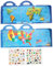 DIKACA Aufkleber 2 Sätze Stickerbuch Für Kinder Geographie- Für Kinder Geografiegeschenk Für Kinder Erdkunde Tier Sammelalbum Wasserdichter Verbund-PVC-Aufkleber 3D
