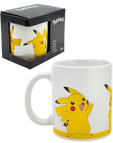 Tazza in ceramica Pikachu Pokemon modello Mug 325 ml tazza da colazione per bambini