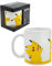 CARTOON Taza de cerámica Pikachu Pokemon modelo Mug 325ml taza de desayuno para niños