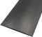 Bande de transition de sol, bande de séparation de sol autocollante en PVC, 1 m x 5 cm, bande de seuil de sol pour carrelage, bois, stratifié, joint l'espace (noir)