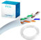 EXTRALINK Cavo di rete interno Cat 6 UTP (U/UTP) Cat 6 Ethernet 50M, cavo di rete intrecciato, cavo in rame Rj45 Cat 6, rivestimento esterno in PVC, frequenza fino a 250MHz